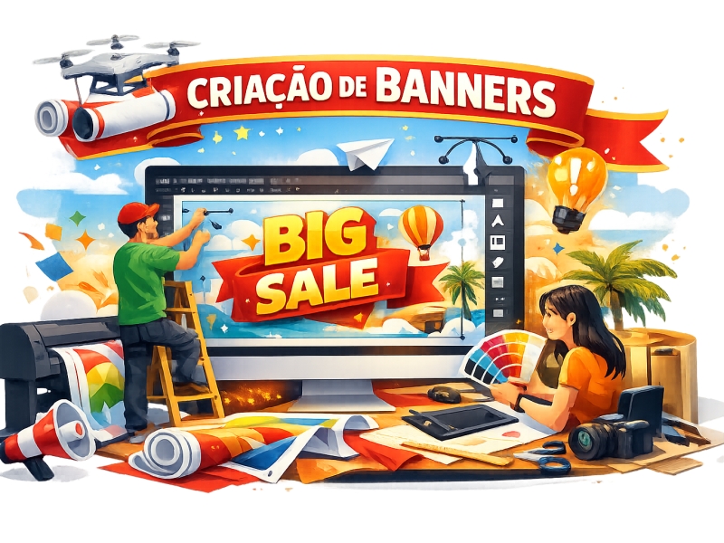 Criação de banners