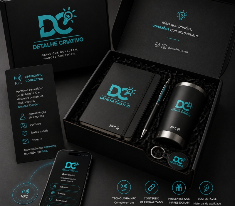 Kits personalizados com NFC