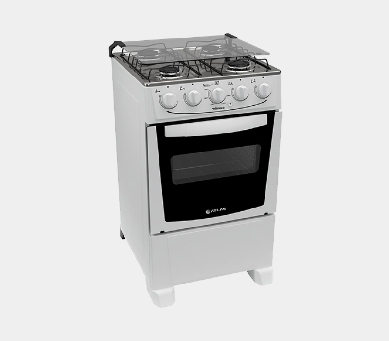 Fogão Atlas 4 Bocas Mônaco Automático