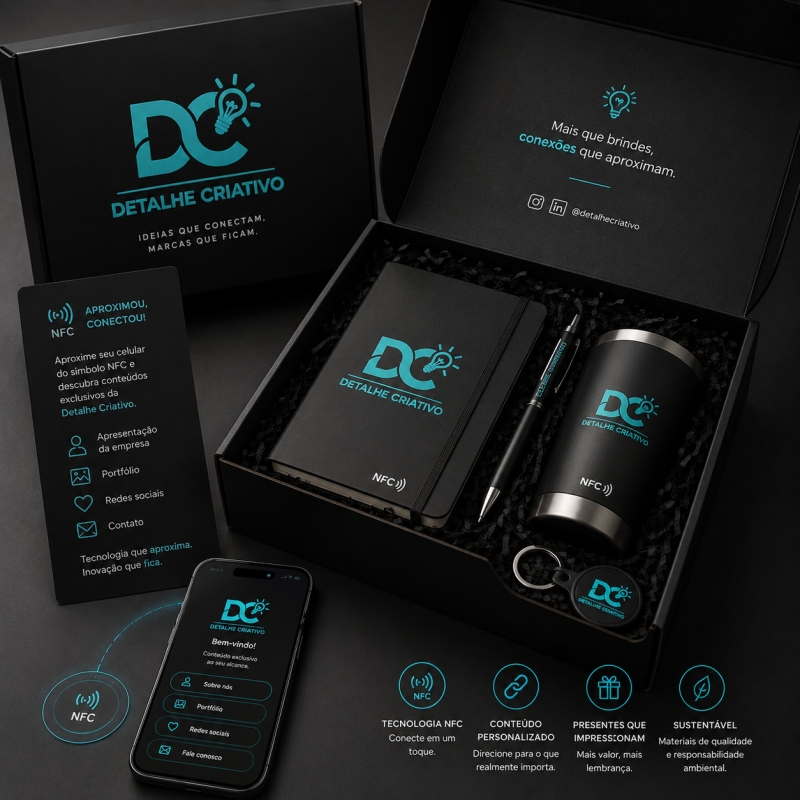 Kits personalizados com NFC